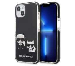 Slika izdelka: KARL LAGERFELD KLHCP13MTPEKCK za iPhone 13 6.1 črna silikonska zaščita - Karl and Choupette
