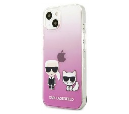 Slika izdelka: KARL LAGERFELD KLHCP13SCKTRP za iPhone 13 Mini prozorno pink zaščita - Full Body