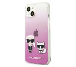 Slika 2 izdelka: KARL LAGERFELD KLHCP13SCKTRP za iPhone 13 Mini prozorno pink zaščita - Full Body