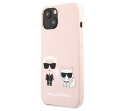 Slika 2 izdelka: KARL LAGERFELD KLHCP13SSSKCI za iPhone 13 mini roza silikonska zaščita - Full Bodies