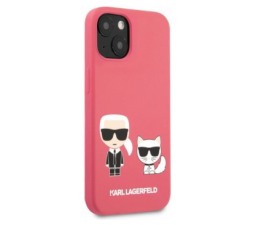 Slika 2 izdelka: KARL LAGERFELD KLHCP13SSSKCP za iPhone 13 mini pink silikonska zaščita - Full Bodies