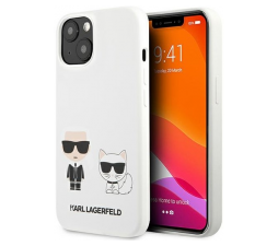 Slika izdelka: KARL LAGERFELD KLHCP13SSSKCWI za iPhone 13 Mini bela silikonska zaščita - Full Bodies