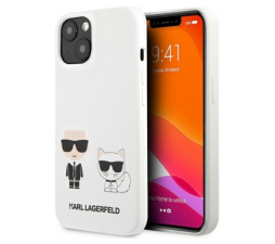 Slika 2 izdelka: KARL LAGERFELD KLHCP13SSSKCWI za iPhone 13 Mini bela silikonska zaščita - Full Bodies