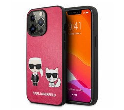 Slika izdelka: KARL LAGERFELD KLHCP13XPCUSKCP za iPhone 13 Pro Max - roza Full Body Icon