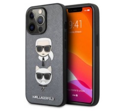 Slika 2 izdelka: KARL LAGERFELD KLHCP13XSAKICKCSL za iPhone 13 Pro Max siva zaščita - Heads