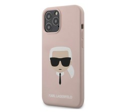 Slika izdelka: KARL LAGERFELD KLHCP13XSLKHLP za iPhone 13 Pro Max roza silikonska zaščita - Karls Head