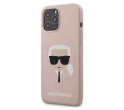 Slika 2 izdelka: KARL LAGERFELD KLHCP13XSLKHLP za iPhone 13 Pro Max roza silikonska zaščita - Karls Head