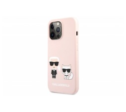 Slika izdelka: KARL LAGERFELD KLHCP13XSSKCI za iPhone 13 Pro Max roza silikonska zaščita - Full Bodies