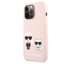 Slika 2 izdelka: KARL LAGERFELD KLHCP13XSSKCI za iPhone 13 Pro Max roza silikonska zaščita - Full Bodies