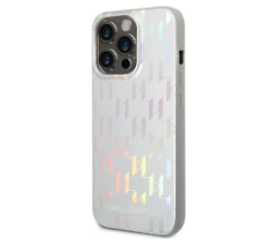 Slika 2 izdelka: KARL LAGERFELD KLHCP14LLGMMSV3 ovitek zaščita za iPhone 14 Pro Iridescent Monogram - srebrn