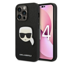 Slika izdelka: KARL LAGERFELD KLHCP14LSAPKHK za iPhone 14 Pro črna zaščita - Karls Head