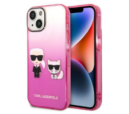 Slika izdelka: KARL LAGERFELD KLHCP14MTGKCP za iPhone 14 Plus Gradient roza zaščita - Full Bodies