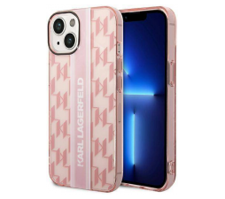 Slika izdelka: KARL LAGERFELD KLHCP14SHKLSPCP ovitek zaščita za iPhone 14 6.1 Mono Vertical Stripe - roza
