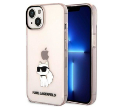 Slika 2 izdelka: KARL LAGERFELD KLHCP14SHNCHTCP zaščita ovitek za iPhone 14 prozorno roza - IML NFT Choupette Logo