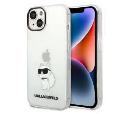 Slika izdelka: KARL LAGERFELD KLHCP14SHNCHTCT za iPhone 14 6.1 prozorna silikonska zaščita - IML NFT Choupette
