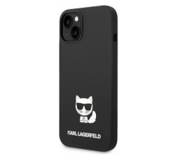Slika izdelka: KARL LAGERFELD KLHCP14SSLCTBK za iPhone 14 6.1 črn silikonska zaščita - Choupette Body