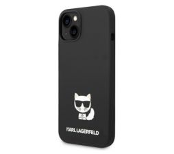 Slika 2 izdelka: KARL LAGERFELD KLHCP14SSLCTBK za iPhone 14 6.1 črn silikonska zaščita - Choupette Body