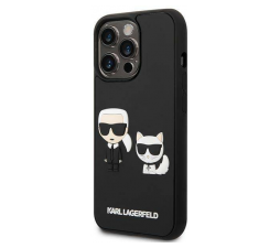 Slika izdelka: KARL LAGERFELD KLHCP14X3DRKCK za iPhone 14 Pro Max črna trda zaščita - Full Bodies 3D