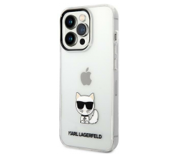 Slika izdelka: KARL LAGERFELD KLHCP14XCTTR zaščita ovitek za iPhone 14 Pro Max prozoren - Choupette Logo