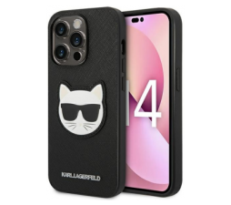 Slika 2 izdelka: KARL LAGERFELD KLHCP14XSAPCHK za iPhone 14 Pro Max črna zaščita - Choupette Head