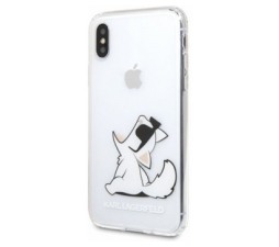 Slika 2 izdelka: KARL LAGERFELD KLHCPXCFNRC za iPhone X / Xs prozorna trda zaščita - Choupette Fun