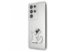 Slika 2 izdelka: KARL LAGERFELD KLHCS21LCFNRC za Samsung Galaxy S21 Ultra G998 prozorna trda zaščita - Choupette Fun