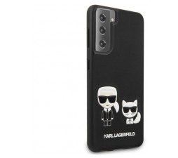 Slika izdelka: KARL LAGERFELD KLHCS21MPCUSKCBK za Samsung Galaxy S21 Plus G996 črna zaščita - Karl and Choupette