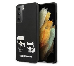 Slika izdelka: KARL LAGERFELD KLHCS21SPCUSKCBK za Samsung Galaxy S21 G991 črna zaščita - Karl and Choupette