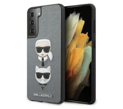 Slika izdelka: KARL LAGERFELD KLHCS21SSLFKPI za Samsung Galaxy S21 G991 siva zaščita - Heads