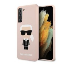 Slika izdelka: KARL LAGERFELD KLHCS21SSLFKPI za Samsung Galaxy S21 G991 roza silikonska zaščita - Full Body Iconic
