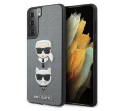 Slika 2 izdelka: KARL LAGERFELD KLHCS21SSLFKPI za Samsung Galaxy S21 G991 siva zaščita - Heads