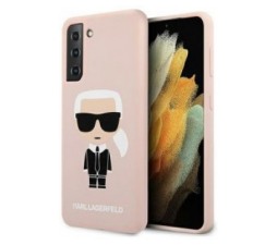 Slika 2 izdelka: KARL LAGERFELD KLHCS21SSLFKPI za Samsung Galaxy S21 G991 roza silikonska zaščita - Full Body Iconic