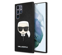 Slika izdelka: KARL LAGERFELD KLHCS22LSAKHBK za Samsung Galaxy S22 Ultra 5G črna zaščita - Karls Head