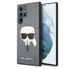 Slika izdelka: KARL LAGERFELD KLHCS22LSAKHSL za Samsung Galaxy S22 Ultra 5G siva zaščita - Karls Head