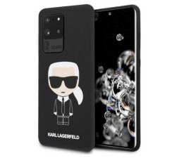 Slika izdelka: KARL LAGERFELD KLHCS69SLFKBK za Samsung Galaxy S20 Ultra G988 črna silikonska zaščita - Full Body Iconic
