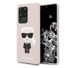 Slika izdelka: KARL LAGERFELD KLHCS69SLFKPI za Samsung Galaxy S20 Ultra G988 roza silikonska zaščita - Full Body Iconic