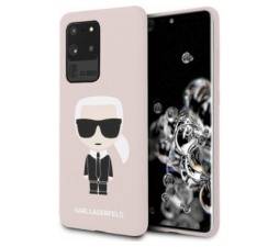 Slika 2 izdelka: KARL LAGERFELD KLHCS69SLFKPI za Samsung Galaxy S20 Ultra G988 roza silikonska zaščita - Full Body Iconic