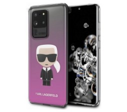 Slika 2 izdelka: KARL LAGERFELD KLHCS69TRDFKPI za Samsung Galaxy S20 Ultra G988 prozorno pink trda zaščita - Karl Full Body Iconic