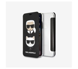 Slika izdelka: KARL LAGERFELD ovitek KLFLBKI8KICKC za iPhone 8 / 8 / SE 2 (2020) knjiga črna - Karl and Choupette