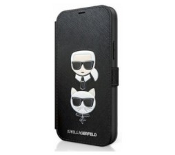Slika 2 izdelka: KARL LAGERFELD ovitek KLFLBKP12LSAKICKCBK za iPhone 12 Pro Max knjiga črna - Karls head
