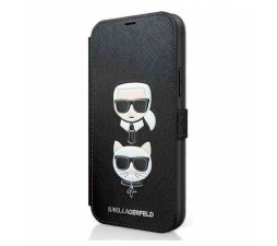 Slika izdelka: KARL LAGERFELD ovitek KLFLBKP12MSAKICKCBK za iPhone 12 in 12 Pro knjiga črna - Heads