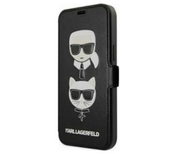 Slika 2 izdelka: KARL LAGERFELD ovitek KLFLBKSP12LFKICKC za iPhone 12 in 12 Pro knjiga črna - Karl and Choupette