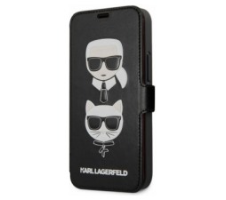 Slika 2 izdelka: KARL LAGERFELD ovitek KLFLBKSP12SFKICKC za iPhone 12 mini knjiga črna - Karl and Choupette