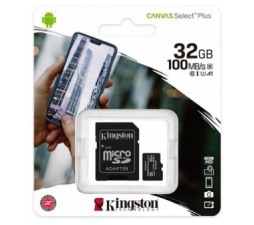 Slika 2 izdelka: Kingston SPOMINSKA KARTICA 32 GB micro SD (2v1 MICRO-SDHC ) 100 MB / s