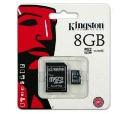 Slika 2 izdelka: Kingston SPOMINSKA KARTICA 8 GB micro SD (2v1 MICRO-SDHC ) 