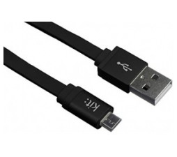 Slika 2 izdelka: Kit podatkovni kabel microUSB - USB črn 1 m