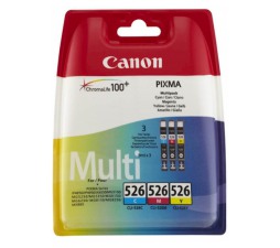 Slika izdelka: KOMPLET CANON CLI-526 CYAN, MAGENTA, RUMENO