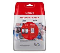 Slika izdelka: KOMPLET CANON PG-545XL / CL-546XL IN FOTO PAPIR GP-501