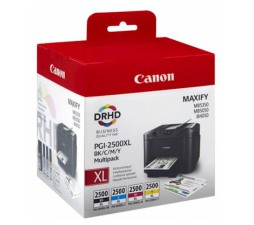 Slika izdelka: KOMPLET CANON PGI-2500XL MULTI CYAN, MAGENTA, RUMENA, ČRNA