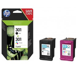 Slika izdelka: KOMPLET ČRNIL HP 301 (ČRNA + BARVNA)